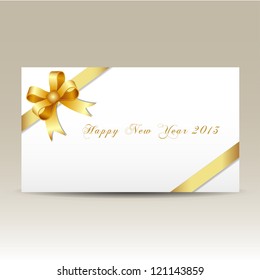 Happy new year 2013 gift card