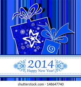 Happy new year 2013! Vector Illustration 