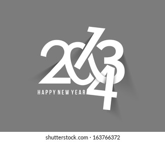 Happy New Year 2013-2014 Text Design