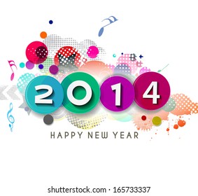 Happy New Year 2014 Background