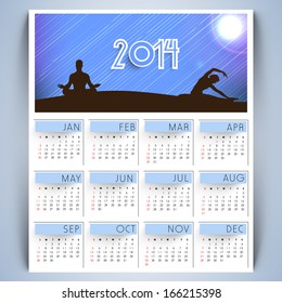 Happy New Year 2014 calendar..  