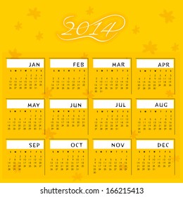 Happy New Year 2014 calendar..  