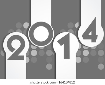 Happy New Year 2014 celebration background, vector