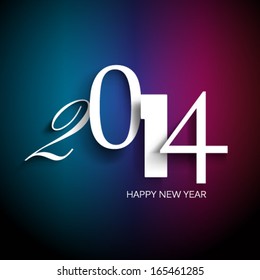 Happy New Year 2014 Design Background