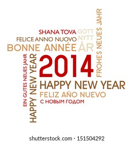 Happy new year 2014 / international message