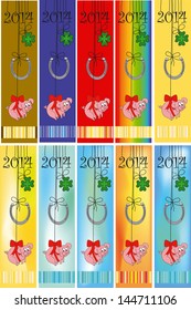 Happy New Year 2014 - label