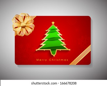 Happy New Year 2014 and Merry Christmas celebration gift card. 