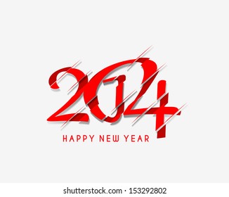 Happy new year 2014 Text Design