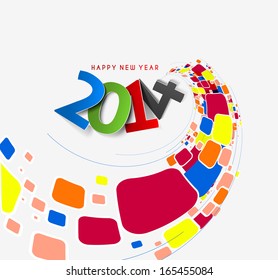 Happy New Year 2014 Text Design