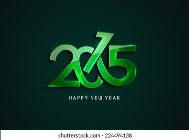 Happy New Year 2014 Text Design 