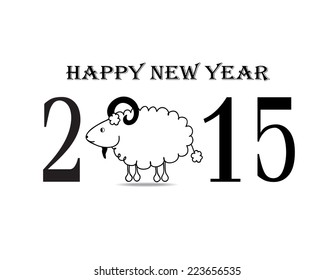 The happy new year for 2015 