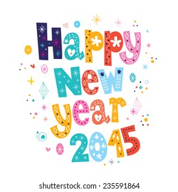 Happy New year 2015 card