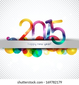 happy new year 2015 celebration background, banner design