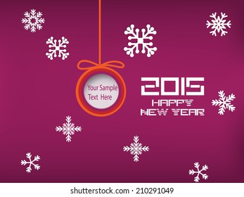 happy new year 2015 celebration background 