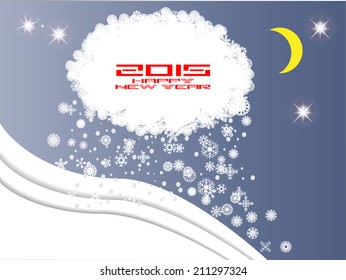 happy new year 2015 celebration background 