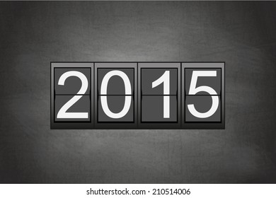 Happy new year 2015 creative design, departures style eps10 vector illustration