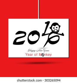 Happy new year 2015 Creative Design Vector Illustration for greeting card and background...