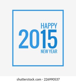 Happy New Year 2015 design of the room, the idea for banners, brochures flyers advertising exhibitions, posters notebooks, stickers.