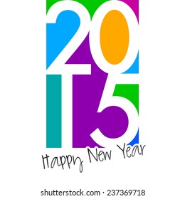 Happy New Year 2015 design