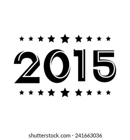 Happy New Year 2015 Design Illustration Eps10