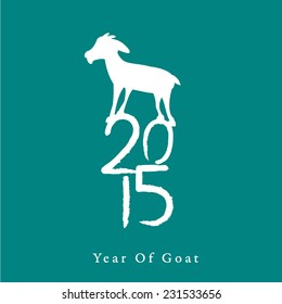 Happy new year 2015. Year of goat   