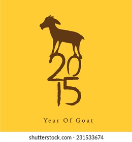 Happy new year 2015. Year of goat   