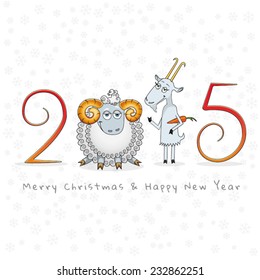 Happy new year 2015. Year of the goat and ram