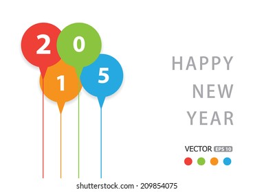 Happy New year 2015 number