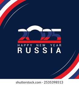 Happy new year 2015, Happy New year poster, banner, flyer, brochure, template design, happy new year greeting card for Russian people. Happy new year celebration.