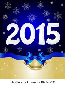 Happy New Year 2015 From snow