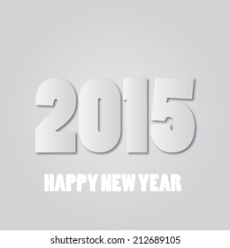 Happy new year 2015 Text Design