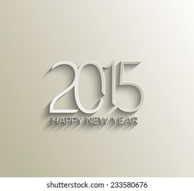 Happy new year 2015 Text Design 