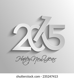 Happy new year 2015 Text Design