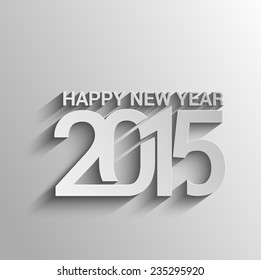 Happy new year 2015 Text Design