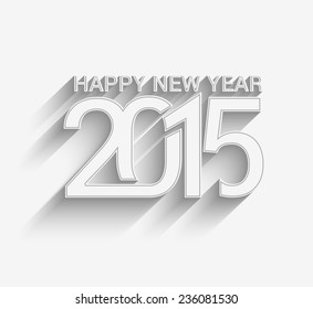 Happy new year 2015 Text Design 