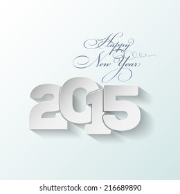 Happy New Year 2015 - vector illustration