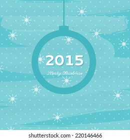 Happy New Year 2015 Vector Illustration