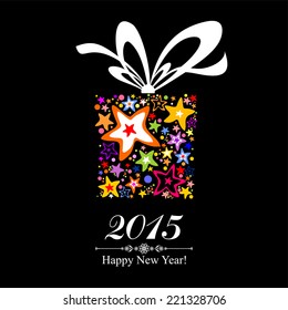 Happy new year 2015! Vector Illustration 