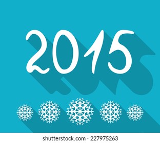 Happy New Year 2015 vector background