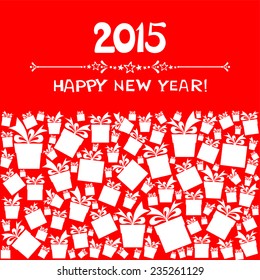 Happy new year 2015! Vector Illustration