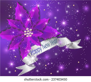Happy New Year - 2015, Vector colorful background 