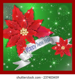 Happy New Year - 2015, Vector colorful background 