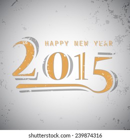 Happy new year 2015, Vector illustration