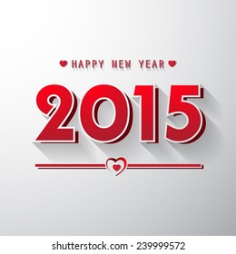 Happy new year 2015, Vector illustration