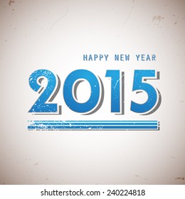Happy new year 2015, Vector illustration