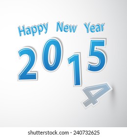 Happy new year 2015, Vector illustration