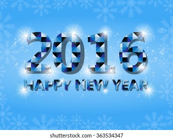 HAPPY NEW YEAR 2016 ABSTRACT CONCEPT