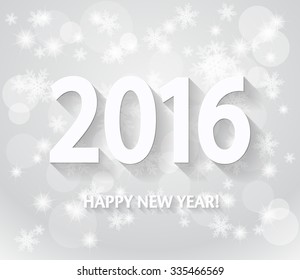 Happy new year 2016 background. Vector for design