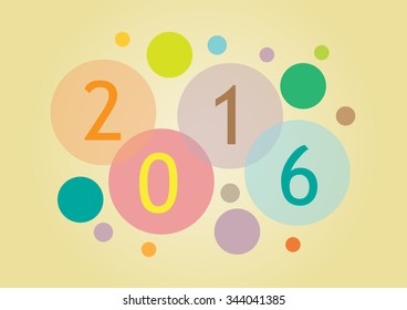happy new year 2016 background