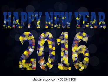 happy new year 2016 background